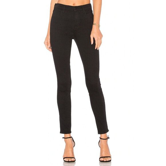 NWT J Brand Maria High Rise in Seriously Black Stretch Skinny Jeans 32 - Picture 6 of 8